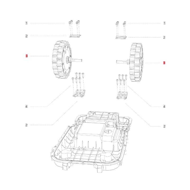 ORIGINAL BLUEBIRD Hinterradmotor NAVIMOW Roboter-Rasenmäher AB.50.0016.74