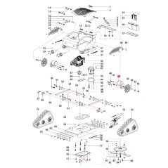 Motor drive wheels ORIGINAL BLUEBIRD FM 23-53 9A01000602000 | NewgardenParts.com
