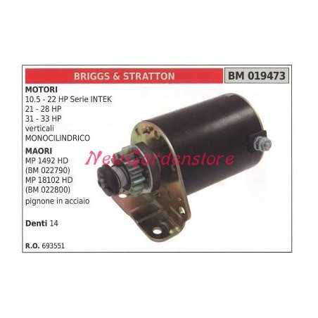 B&S Anlasser 10,5 22PS Motor Rasenmähertraktor 019473 | NewgardenParts.com