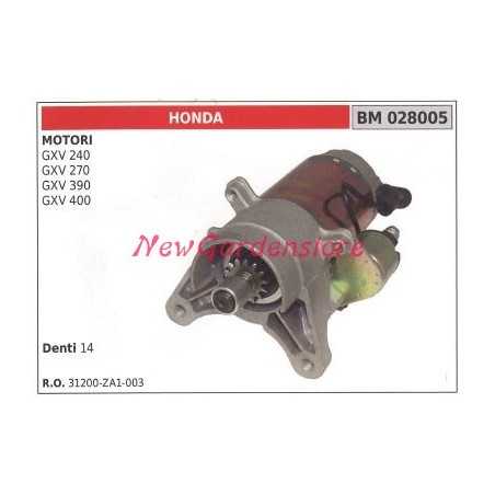 HONDA starter motor GXV 240 engine lawn tractor lawn mower 028005 | NewgardenParts.com