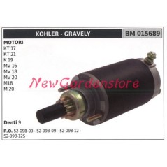 Motorino avviamento KOHLER motore trattorino tosaerba rasaerba KT 17 21 K 015689 | NewgardenParts.com
