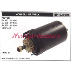 KOHLER SV 470 Rasentraktor Rasenmäher Mähermotor Anlasser 028006