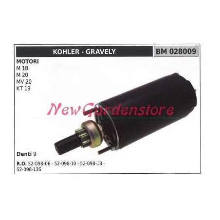 KOHLER moteur de démarrage tracteur de pelouse tondeuse M18 20 MV20 028009 | NewgardenParts.com
