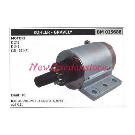 Motorino avviamento KOHLER trattorino tagliaerba rasaerba tosaerba K 241 015688 | NewgardenParts.com