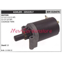 Motorino avviamento KOHLER trattorino tosaerba rasaerba tagliaerba CV12.5 019476 | NewgardenParts.com
