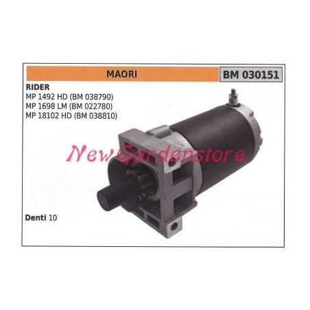 MAORI lawn tractor lawn mower starter mp 1492HD 030151 | NewgardenParts.com