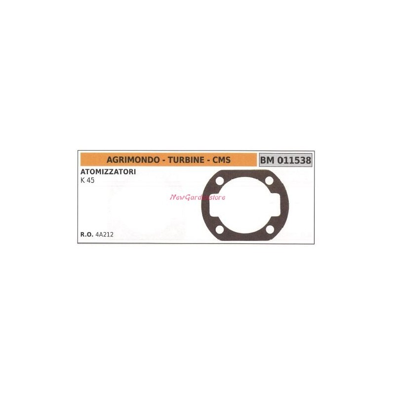 Guarnizione cilindro AGRIMONDO atomizzatore K 45 011538