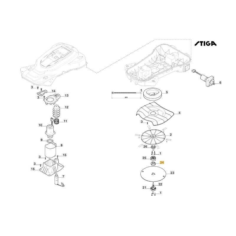 Disc hub ORIGINAL STIGA a7500 rtk robot lawnmower 181465666/0 Disc hub ORIGINAL STIGA a7500 rtk robot lawnmower 181465666/0