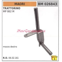 MAORI tractor de césped cortacésped MP 862 M 026843 Cubo rueda derecha