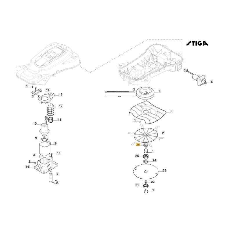 Nabenscheibe ORIGINAL STIGA a7500 rtk Roboter-Rasenmäher 122465665/0