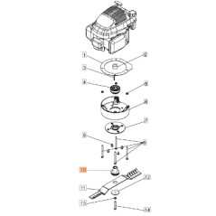 Mozzo lama sfalciatutto modelli DEB517 ORIGINALE EMAK PB0302030047R | NewgardenParts.com