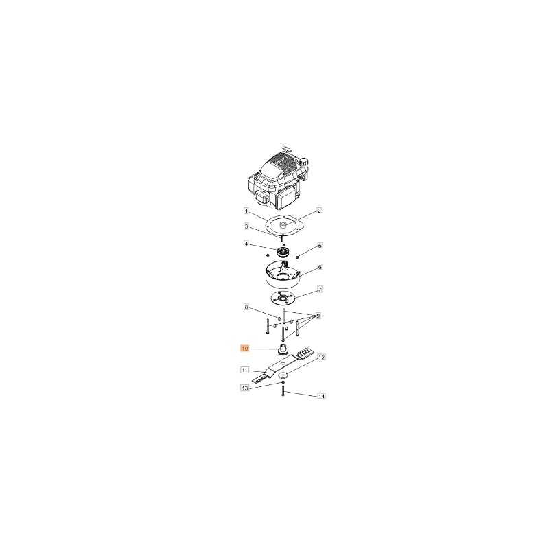 Mozzo lama sfalciatutto modelli DEB517 ORIGINALE EMAK PB0302030047R