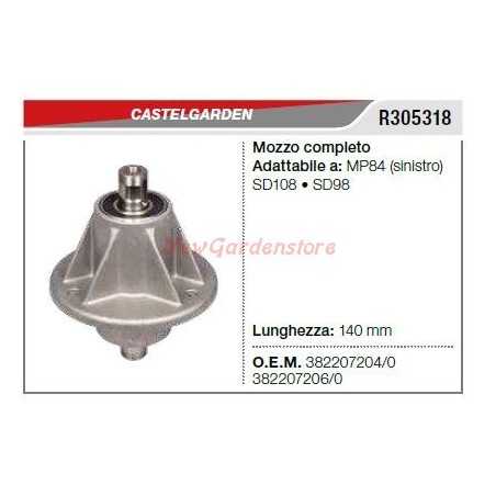 Nabe für CASTELGARDEN Messerhalter CASTELGARDEN Rasenmäher MP84 LH R305318 | NewgardenParts.com