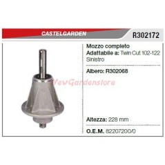 Messernabe kompatibel CASTELGARDEN Rasentraktor TWINCUT R302172 82207200/0 | NewgardenParts.com