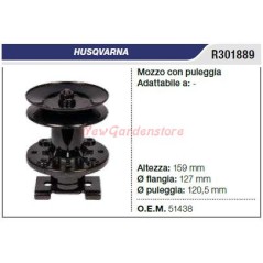 Messernabe mit Riemenscheibe HUSQVARNA Rasenmäher R301889 | NewgardenParts.com