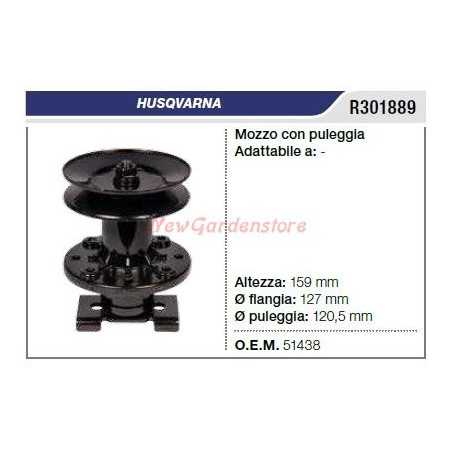 Messernabe mit Riemenscheibe HUSQVARNA Rasenmäher R301889 | NewgardenParts.com