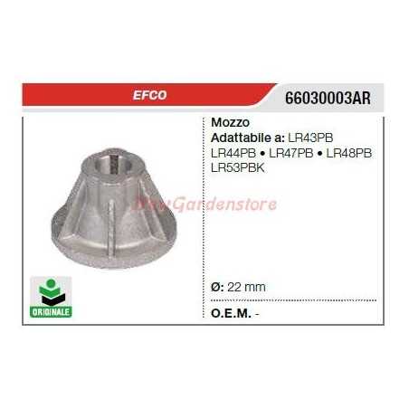 EFCO grass cutting mower blade hub LR43PB LR44PB 66030003AR | NewgardenParts.com