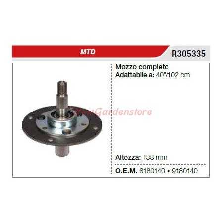 MTD Klinge Nabe Rasenmäher Mäher 40"/102cm R305335 | NewgardenParts.com