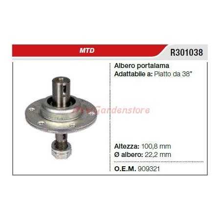 MTD 38" Flachmäher MTD Mähwerk Mähernabe R301038 | NewgardenParts.com