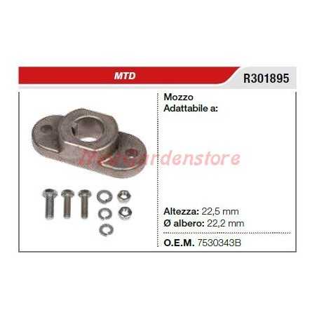 MTD R301895 MTD Nabe für Mähwerk | NewgardenParts.com