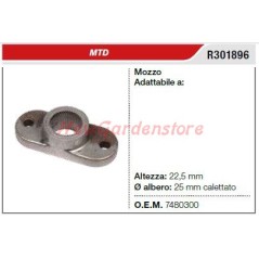 MTD R301896 lawnmower mower mower blade holder hub | NewgardenParts.com