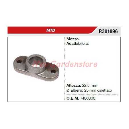 MTD R301896 Rasenmäher-Mähwerk-Mähklingenhalter-Nabe | NewgardenParts.com