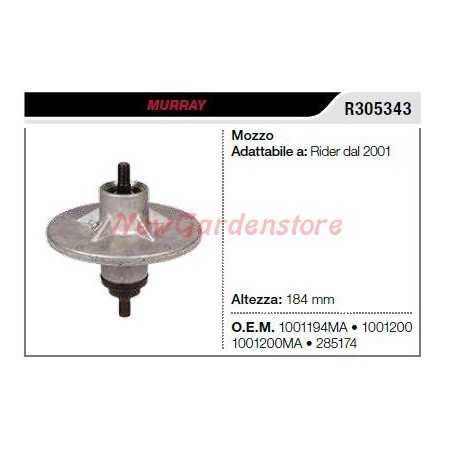 MURRAY R305343 Cubo de cuchilla de cortadora de césped de tractor MURRAY | NewgardenParts.com