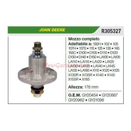 Klingenhalter Nabe für Rasenmäher 192H 102 105 R305327 KOMPATIBEL MIT JOHN DEERE | NewgardenParts.com