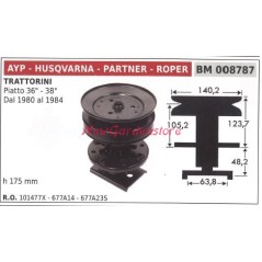 Messernabe für Rasentraktor Rasenmäher flach 36 38 AYP 008787 | NewgardenParts.com