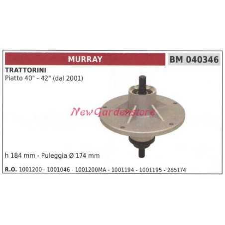 Moyeu pour porte lame de tracteur de pelouse tondeuse plate 40 42inch MURRAY 040346 | NewgardenParts.com