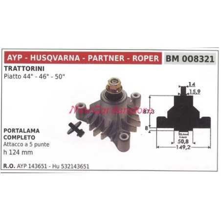 Messernabe für Rasentraktor Rasenmäher flach 44 46 50 AYP 008321 | NewgardenParts.com
