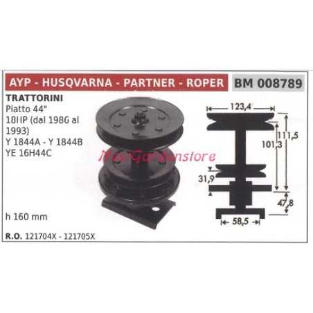 Klingenhalter Nabe für Rasentraktor Rasenmäher Flachmäher 44 AYP 008789 | NewgardenParts.com