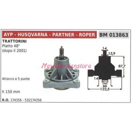 Messernabe für Rasentraktor Rasenmähermaschine flach 48 AYP 013863 | NewgardenParts.com