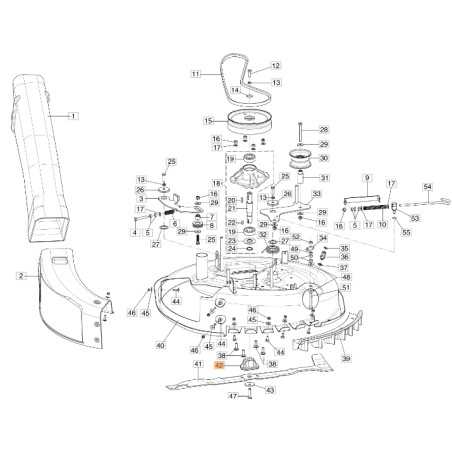 Mozzo portalama trattorino tagliaerba modelli MISTRAL72 ORIGINALE EMAK 68130085R | NewgardenParts.com