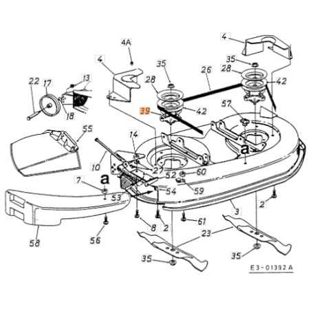 Mozzo portalama trattorino tagliaerba modelli POLO96M ORIGINALE EMAK C6180138A | NewgardenParts.com