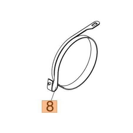 Nastro freno motosega modelli GS 650 GS 651 ORIGINALE OLEOMAC 50250046R | NewgardenParts.com
