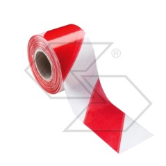 NEWGARDENSTORE adhesive warning tape white-red 11.5m x 50mm