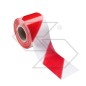 Ruban adhésif de signalisation blanc-rouge NEWGARDENSTORE 11.5m x 50mm