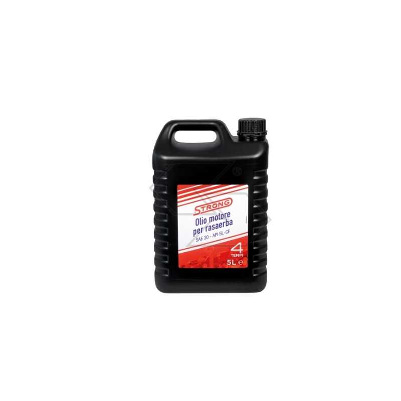 Olio motore SAE-30 STRONG 5Litri motori 4 tempi rasaerba ottima lubrificazione Olio motore SAE-30 STRONG 5Litri motori 4 tempi rasaerba ottima lubrificazione