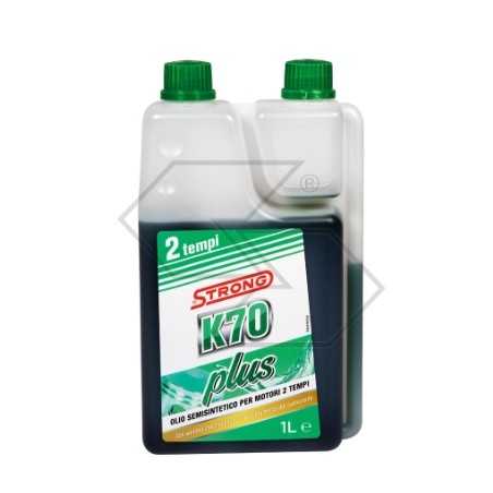 K70 PLUS 1LITRE huile moteur 2 temps semi-synthétique 1 pièce STRONG | NewgardenParts.com