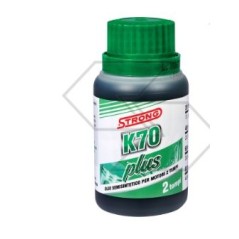 Olio per miscela K70 PLUS motore a 2 tempi semisintetico 4 pezzi STRONG R331138 | NewgardenParts.com