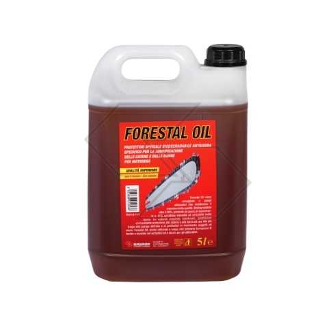 Biodegradable chainsaw chain wear protection oil FORESTAL OIL 5 litres | NewgardenParts.com