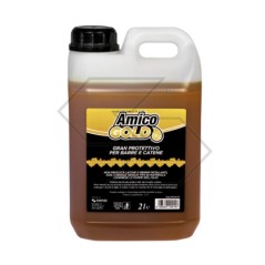 Protective synthetic chainsaw chain oil AMICO GOLD 2 litres R314147 | NewgardenParts.com