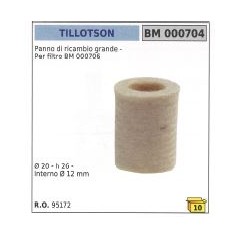 TILLOTSON chiffon de rechange grand Ø 20 mm hauteur 26 mm intérieur Ø 12 mm 95172 | NewgardenParts.com