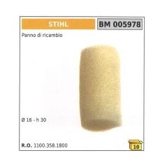Replacement cloth Ø 16 mm height 30 mm 1100.358.1800 | NewgardenParts.com