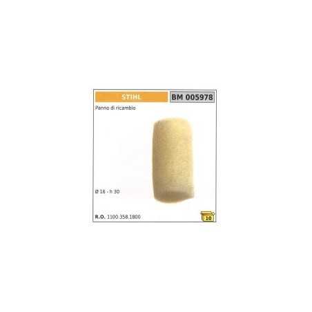Replacement cloth Ø 16 mm height 30 mm 1100.358.1800 | NewgardenParts.com
