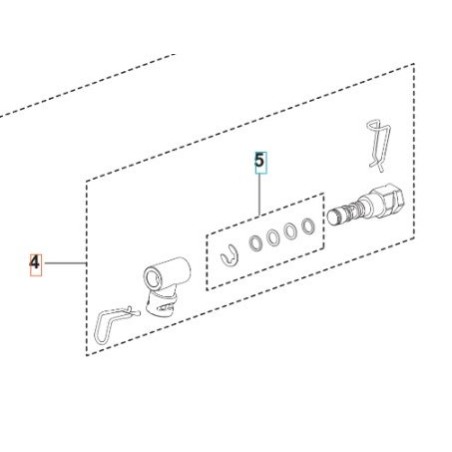 ADATTATORE 546092901 ORIGINALE HUSQVARNA | NewgardenParts.com