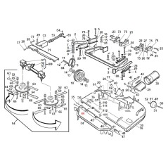 Parasassi frontale destro modelli 150RC ORIGINALE GIANNI FERRARI 01.50.00.7050 | NewgardenParts.com