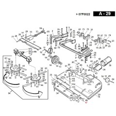 Parasassi frontale piatto modelli 150RC ORIGINALE GIANNI FERRARI 01.50.00.7060 | NewgardenParts.com