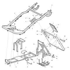 Paratia scorrevole trattorino rasaerba ORIGINALE GIANNI FERRARI BFB 89001000038 | NewgardenParts.com